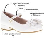 Sapatilha Saltinho Infantil  Molekinha Laço Strass 2528.115 - Imagem 8