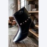 Bota Feminina Beira Rio Conforto cano curtos bloco 9076.109 - Imagem 3