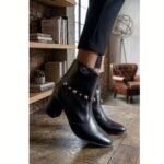 Bota Feminina Beira Rio Conforto cano curtos bloco 9076.109 - Imagem 4