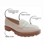Sapato Mocassim Feminino Beira Rio Verniz Conforto 4283.115 - Imagem 5