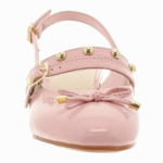 Sapato Infantil Juvenil Molekinha Slingback Fivela Laço Moda 2585.103 - Imagem 5